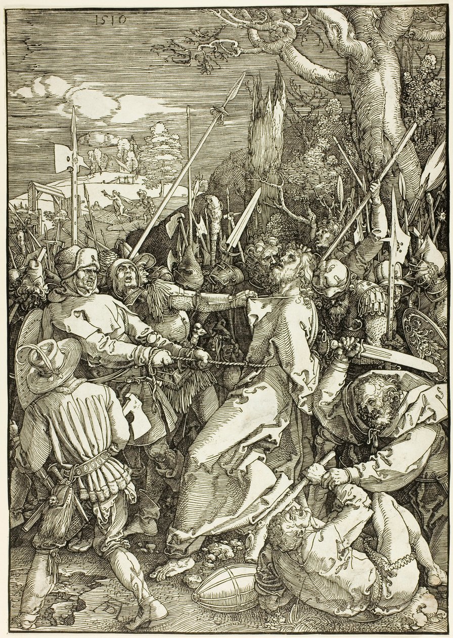 Il tradimento di Cristo, dalla Grande Passione da Albrecht Dürer