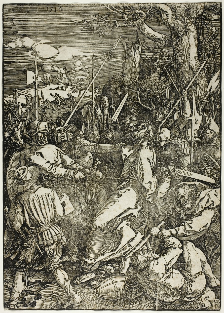 Il tradimento di Cristo, dalla Grande Passione da Albrecht Dürer
