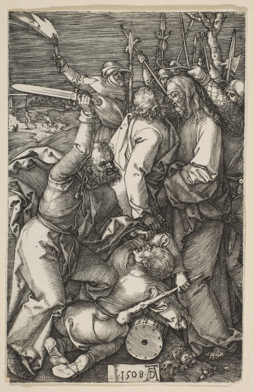 Il tradimento di Cristo, da La Passione da Albrecht Dürer