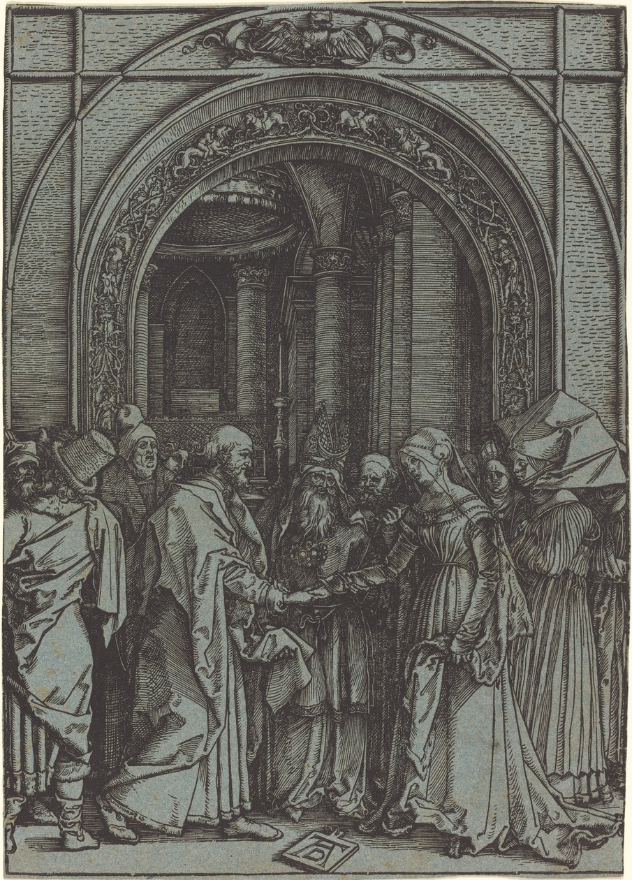 Il fidanzamento della Vergine da Albrecht Dürer