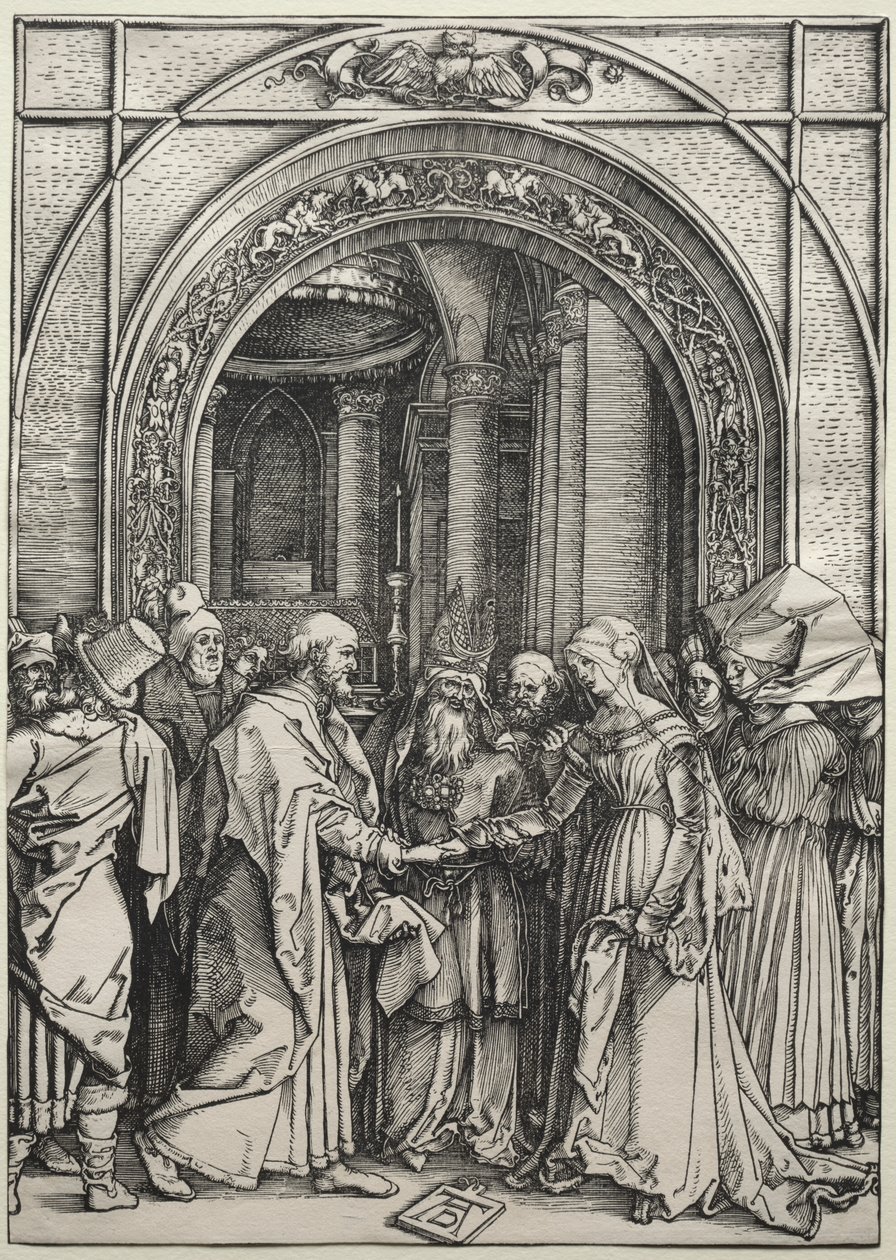Il fidanzamento della Vergine da Albrecht Dürer