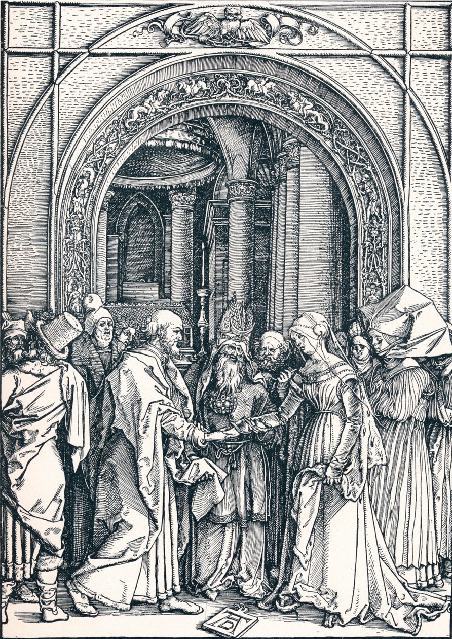 Il fidanzamento della Vergine, 1506 1906 da Albrecht Dürer
