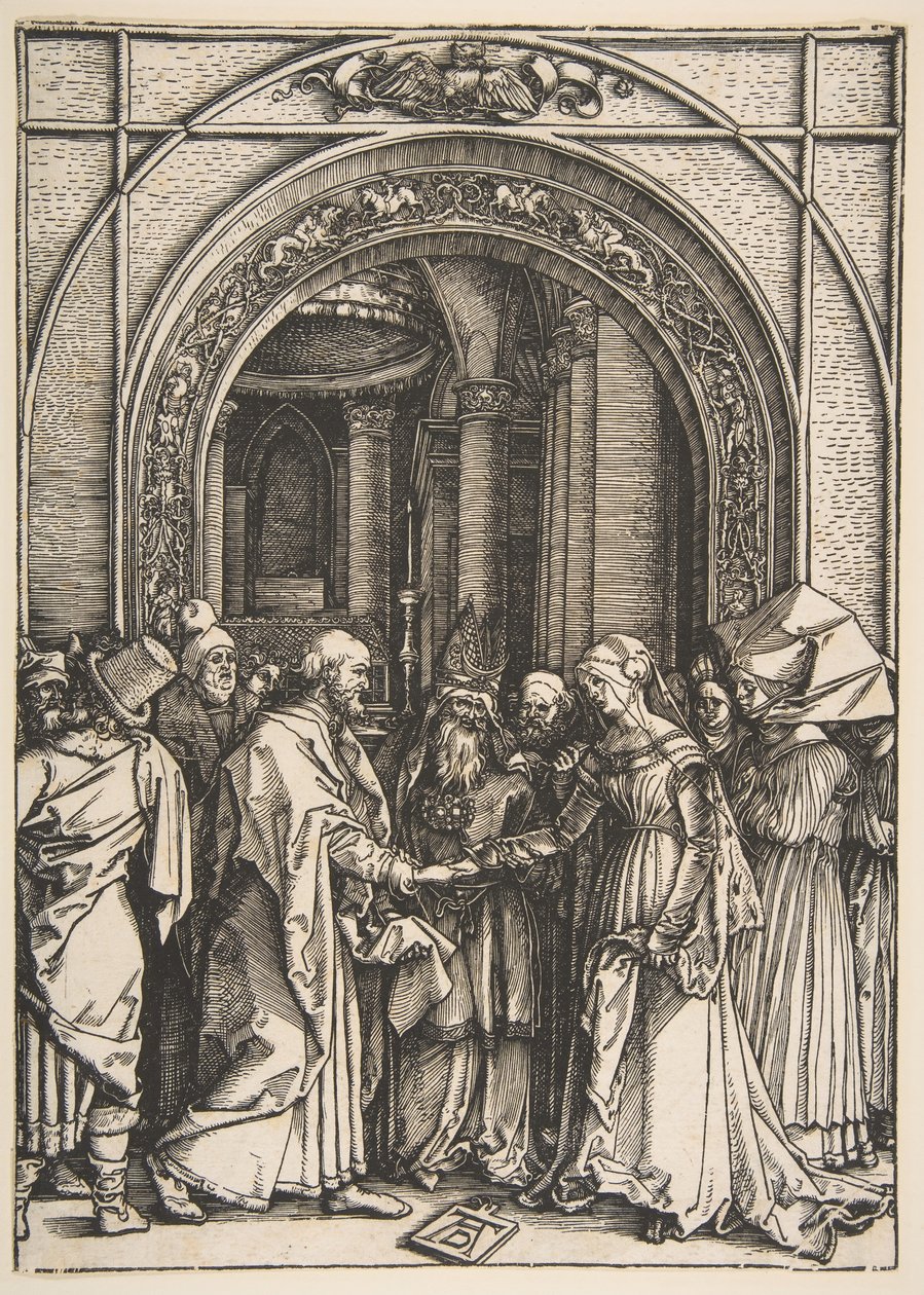 Lo Sposalizio della Vergine, dalla Vita della Vergine da Albrecht Dürer