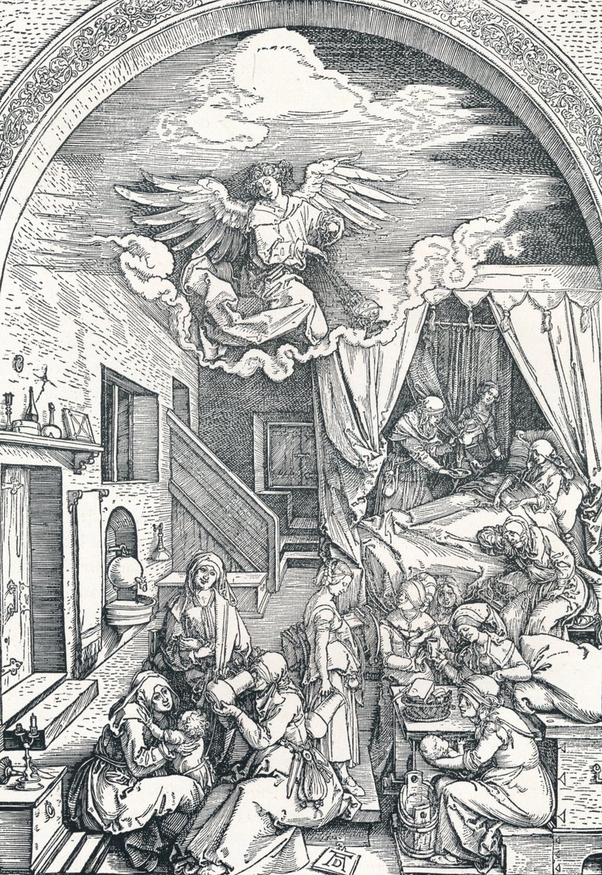 La Nascita della Vergine Maria da Albrecht Dürer