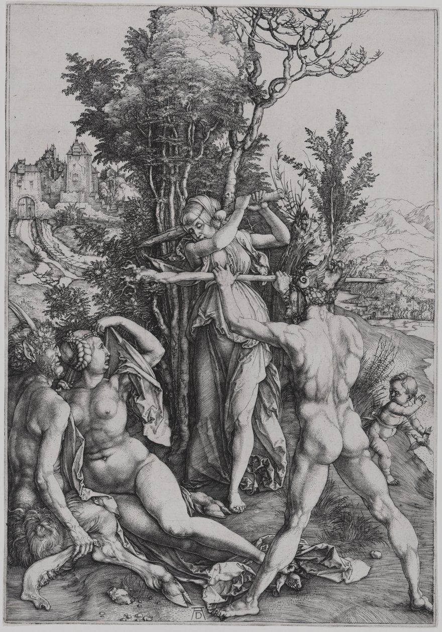 La lotta della Virtù e del Piacere alla presenza di Ercole (Ercole al bivio) da Albrecht Dürer