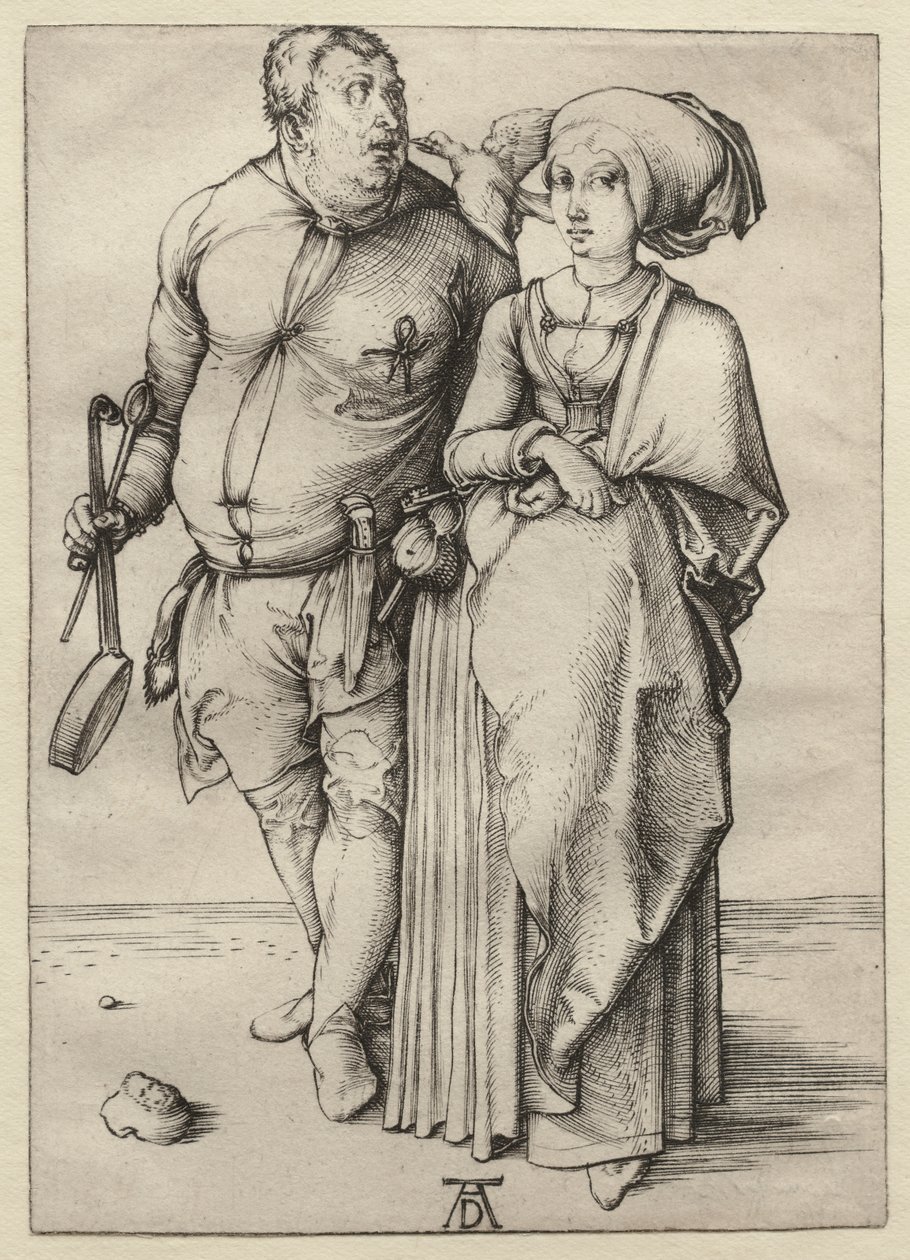 Il cuoco e sua moglie da Albrecht Dürer