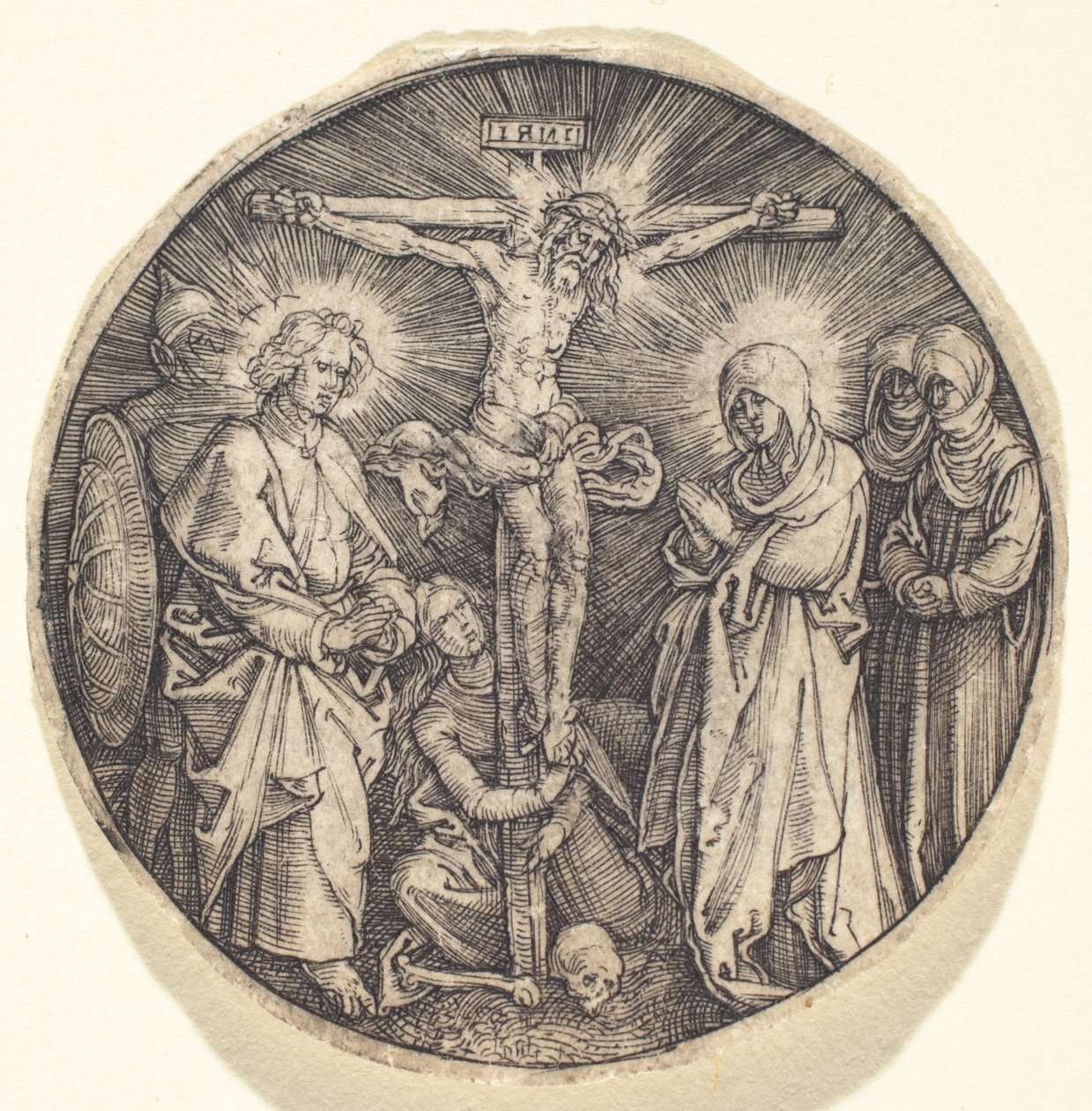 La crocifissione chiamata il pomo della spada di Massimiliano, c. 1518 da Albrecht Dürer