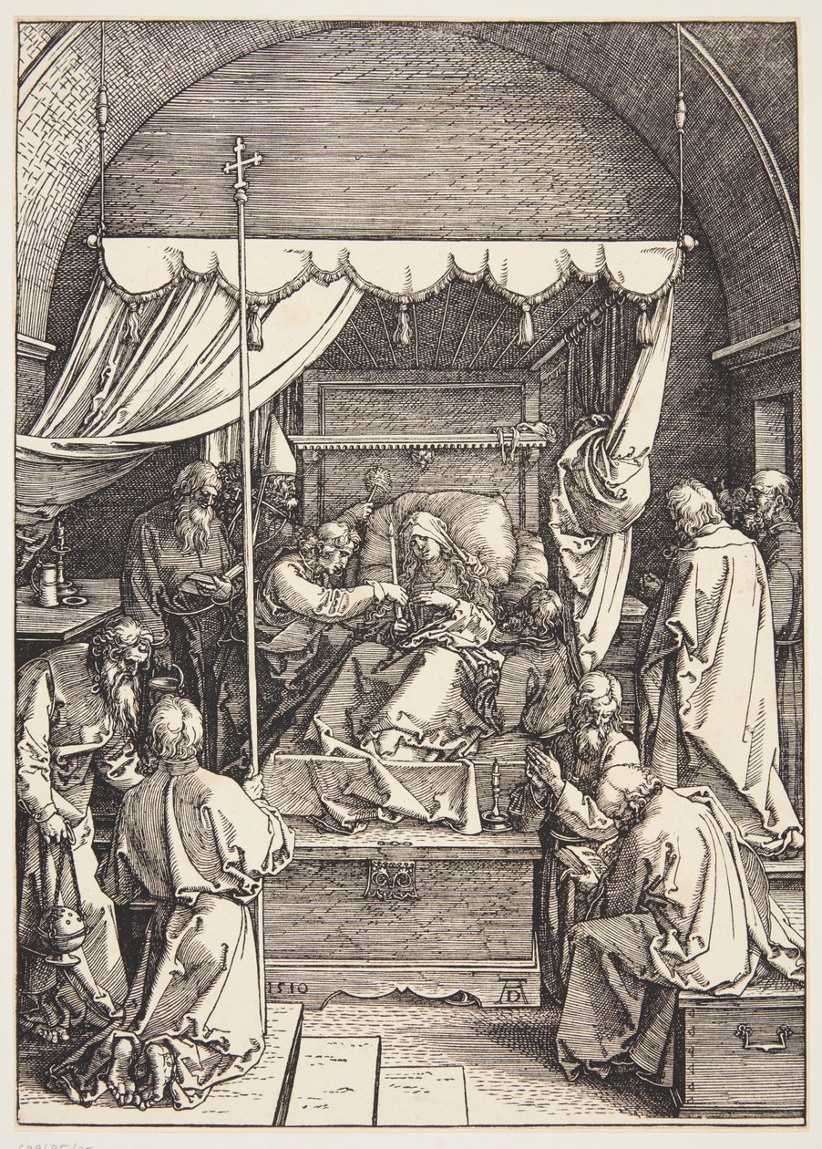 La Morte della Vergine da Albrecht Dürer