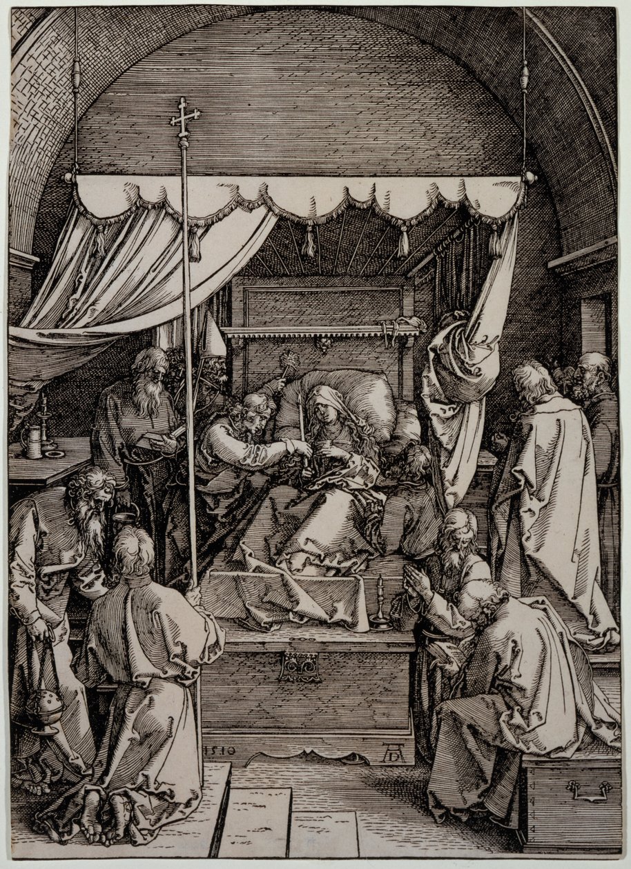 La morte della Vergine da Albrecht Dürer