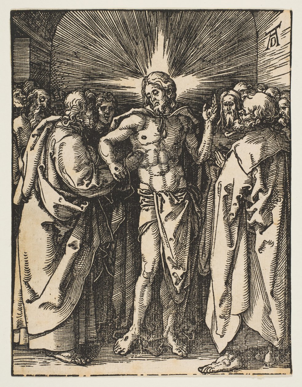 San Tommaso dubbioso, da La Piccola Passione da Albrecht Dürer