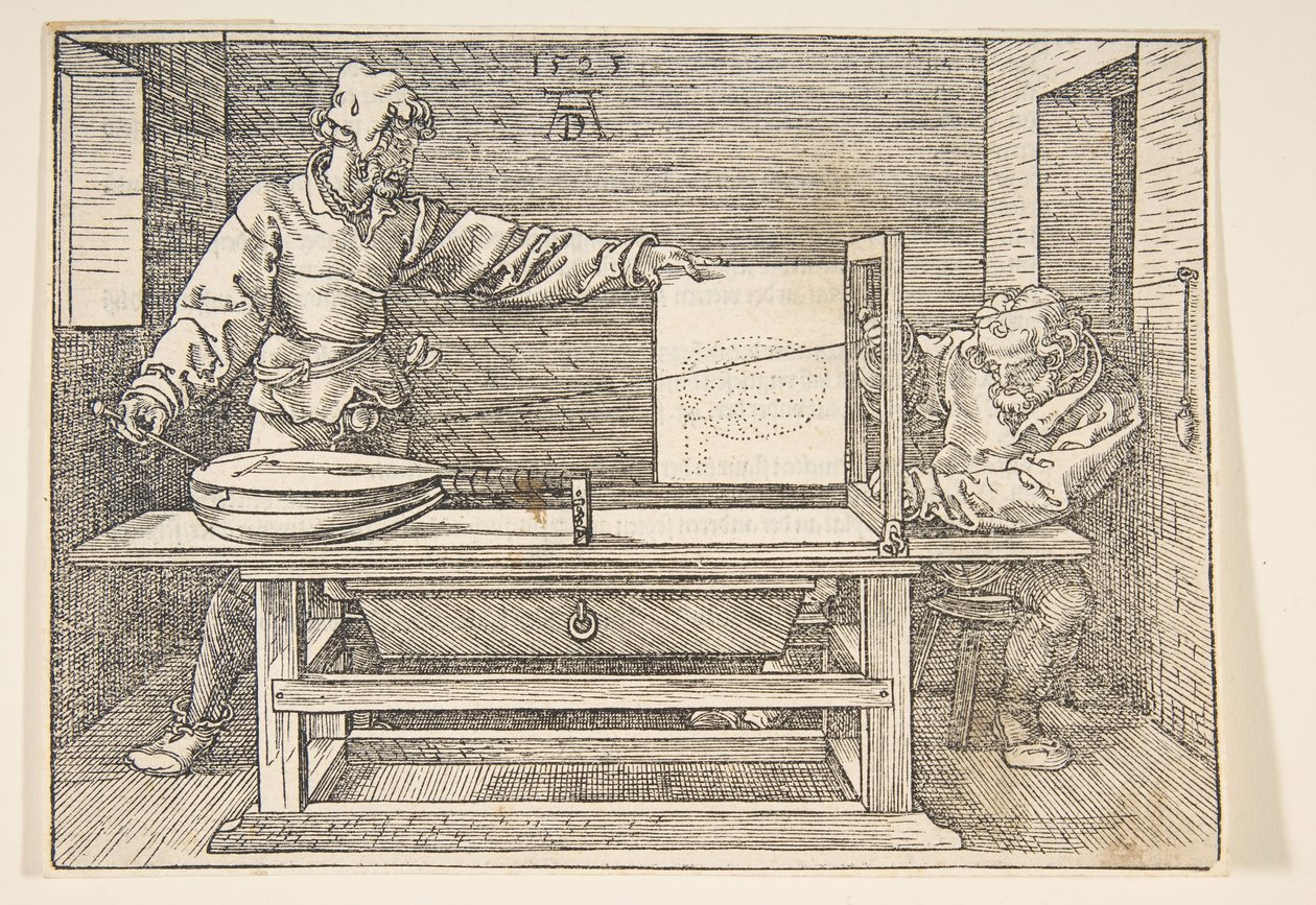 Il disegnatore del liuto da Albrecht Dürer