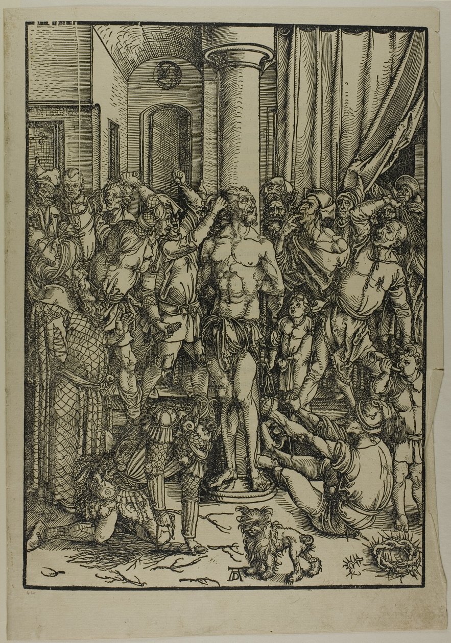 La Flagellazione, dalla Grande Passione da Albrecht Dürer