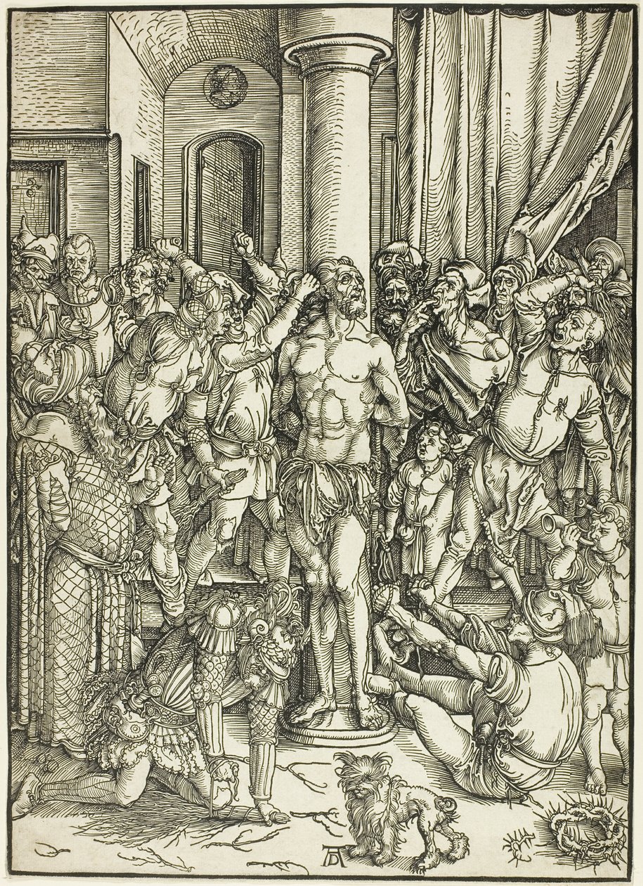 La Flagellazione, dalla Grande Passione da Albrecht Dürer