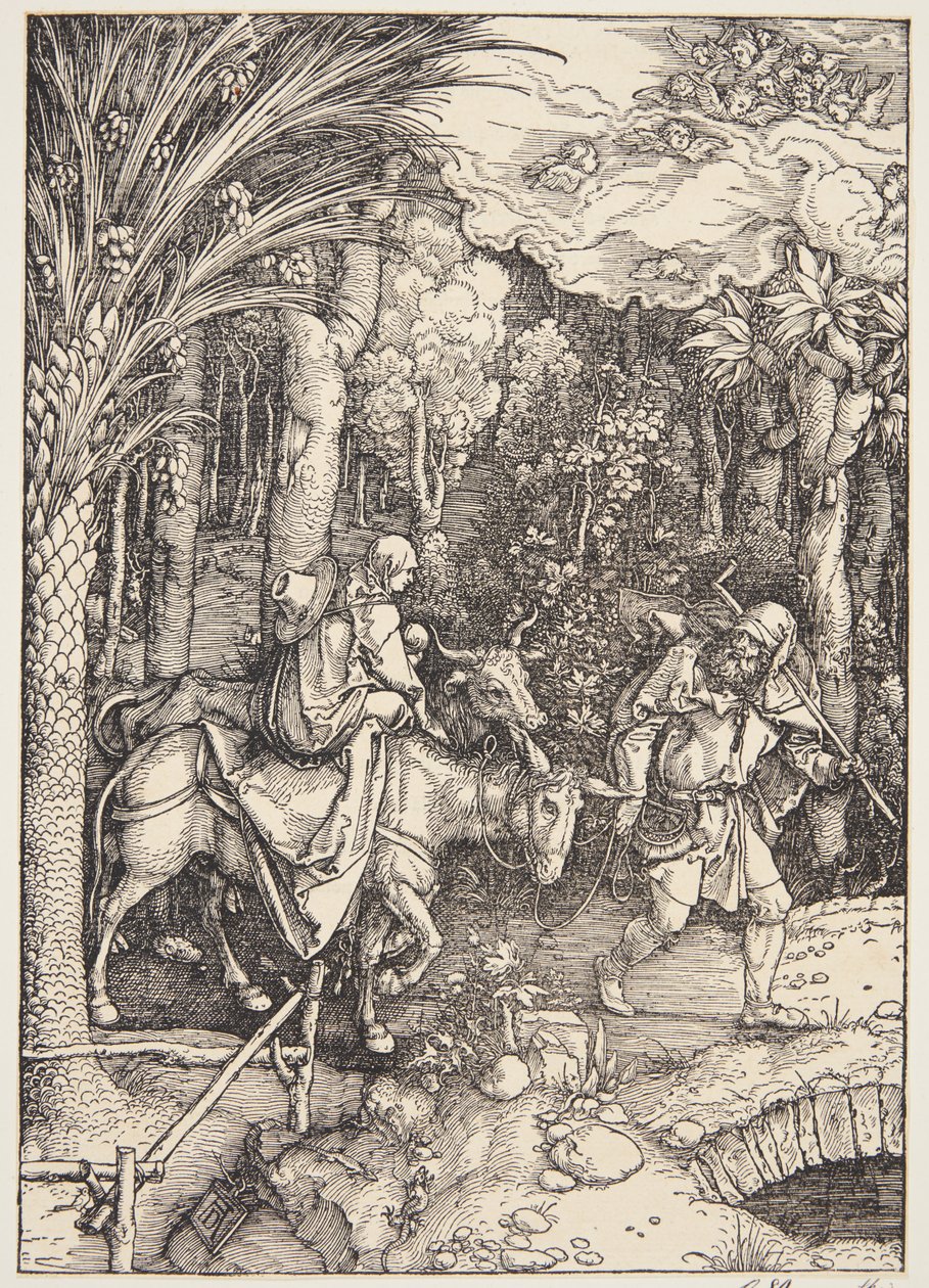 La fuga in Egitto da Albrecht Dürer