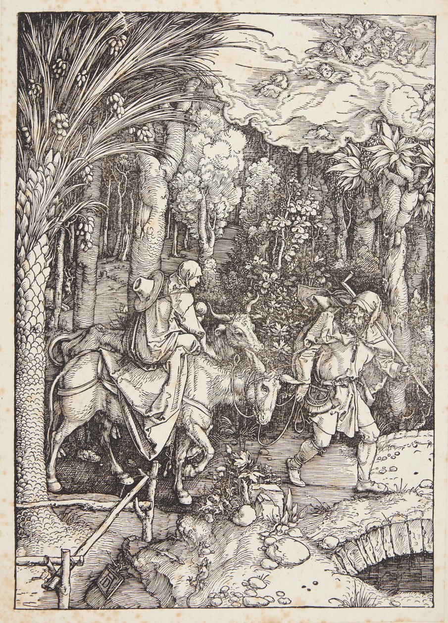 La fuga in Egitto da Albrecht Dürer
