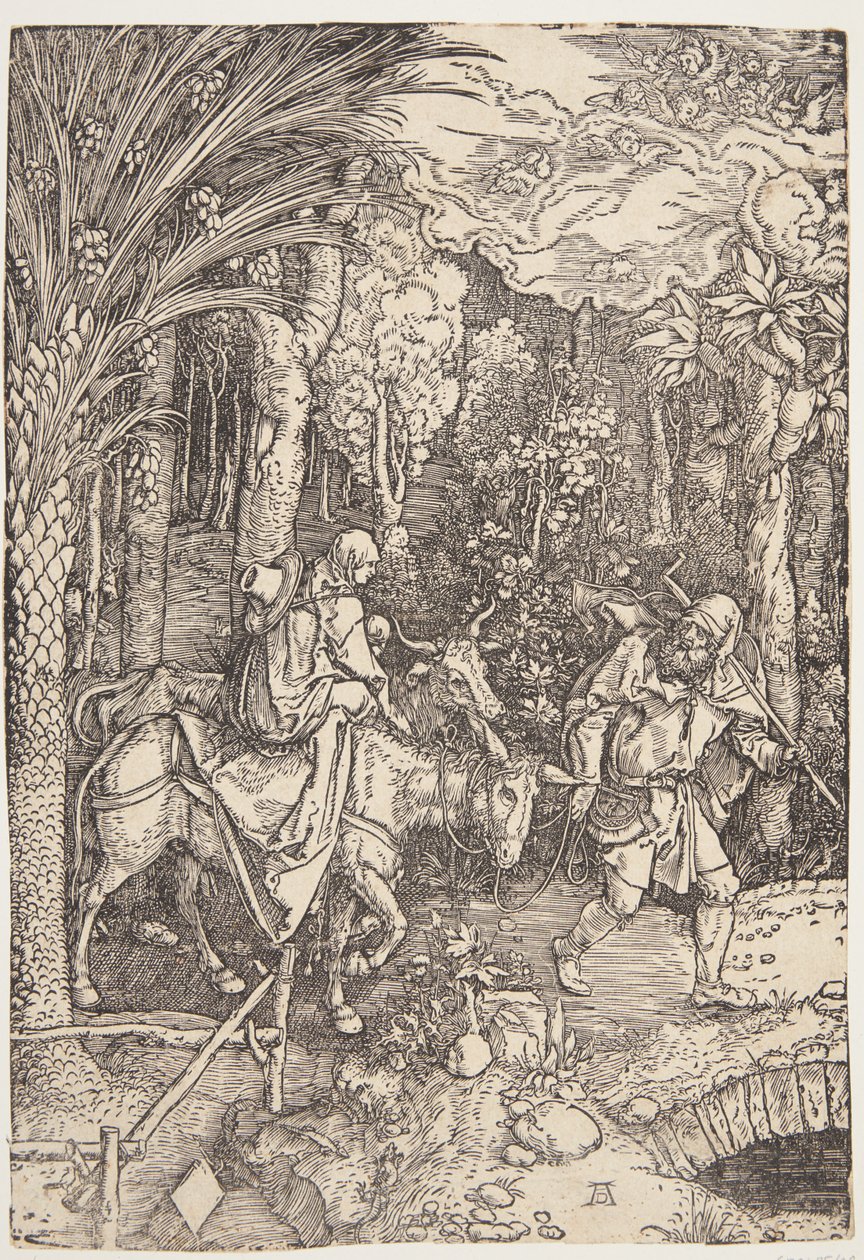 La fuga in Egitto da Albrecht Dürer