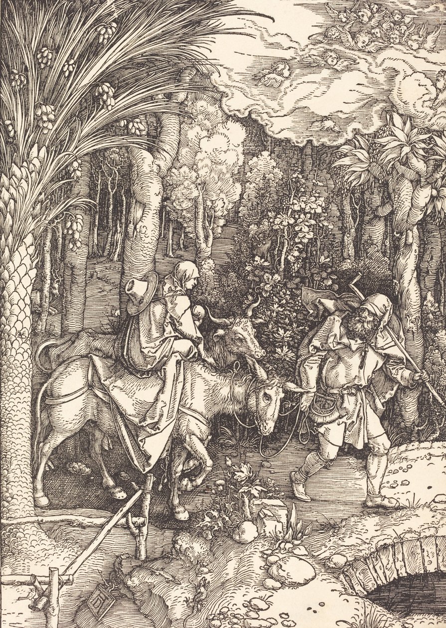 La fuga in Egitto da Albrecht Dürer