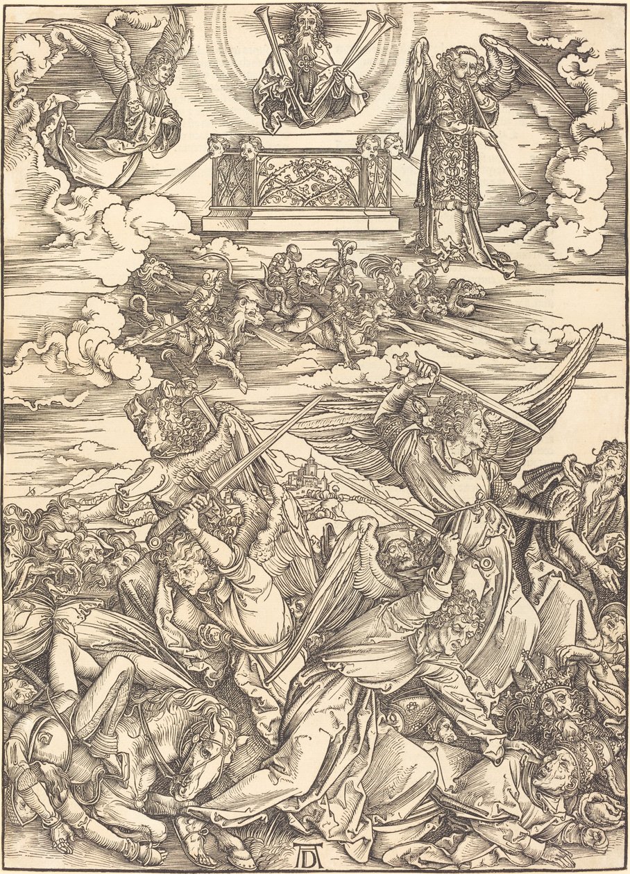 I quattro angeli vendicatori da Albrecht Dürer