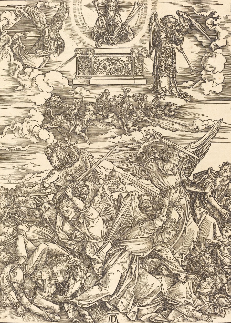I quattro angeli vendicatori, 1498 da Albrecht Dürer