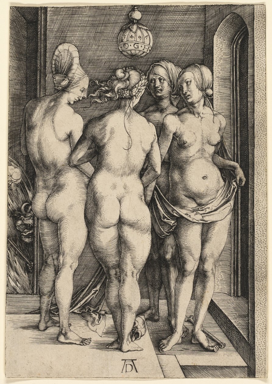 Le quattro donne nude da Albrecht Dürer