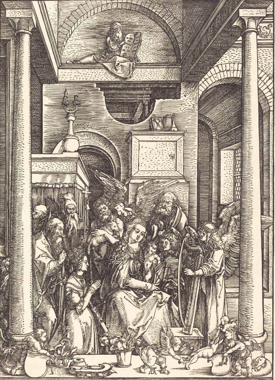La glorificazione della Vergine, c. 1504 da Albrecht Dürer