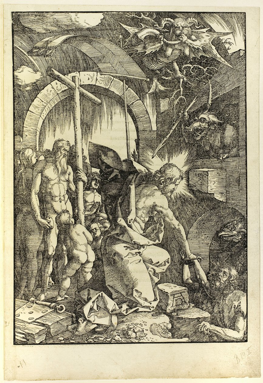 La discesa agli inferi, dalla Grande Passione da Albrecht Dürer