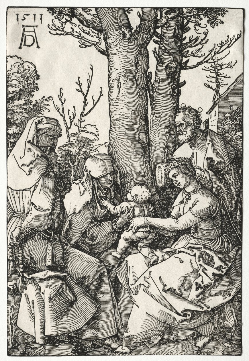 La Sacra Famiglia con Gioacchino e Anna da Albrecht Dürer