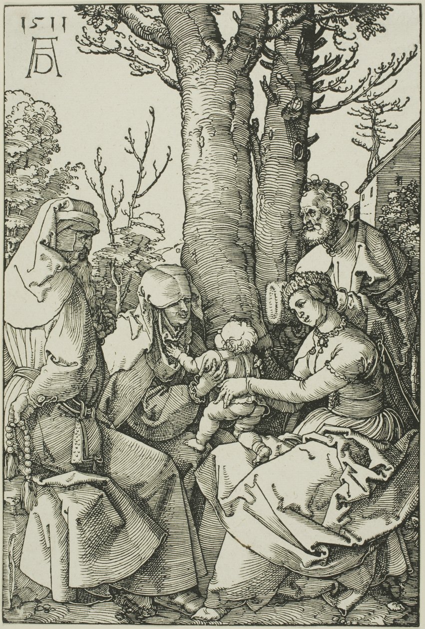 La Sacra Famiglia con Gioacchino e Sant