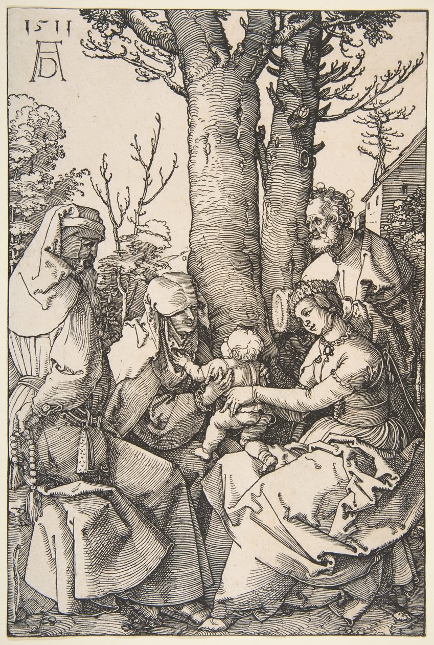 La Sacra Famiglia con San Gioacchino e Sant