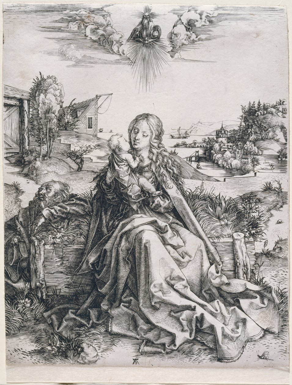 La Sacra Famiglia con la libellula da Albrecht Dürer