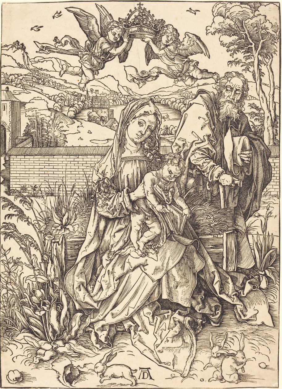 La Sacra Famiglia con le Tre Lepri da Albrecht Dürer