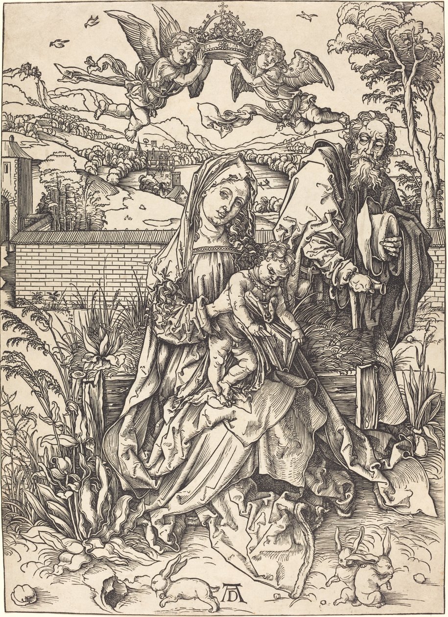 La Sacra Famiglia con le Tre Lepri da Albrecht Dürer