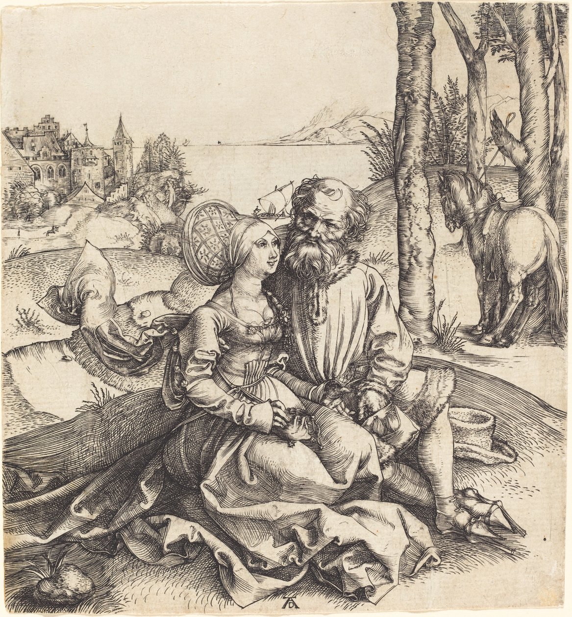 La coppia male assortita da Albrecht Dürer
