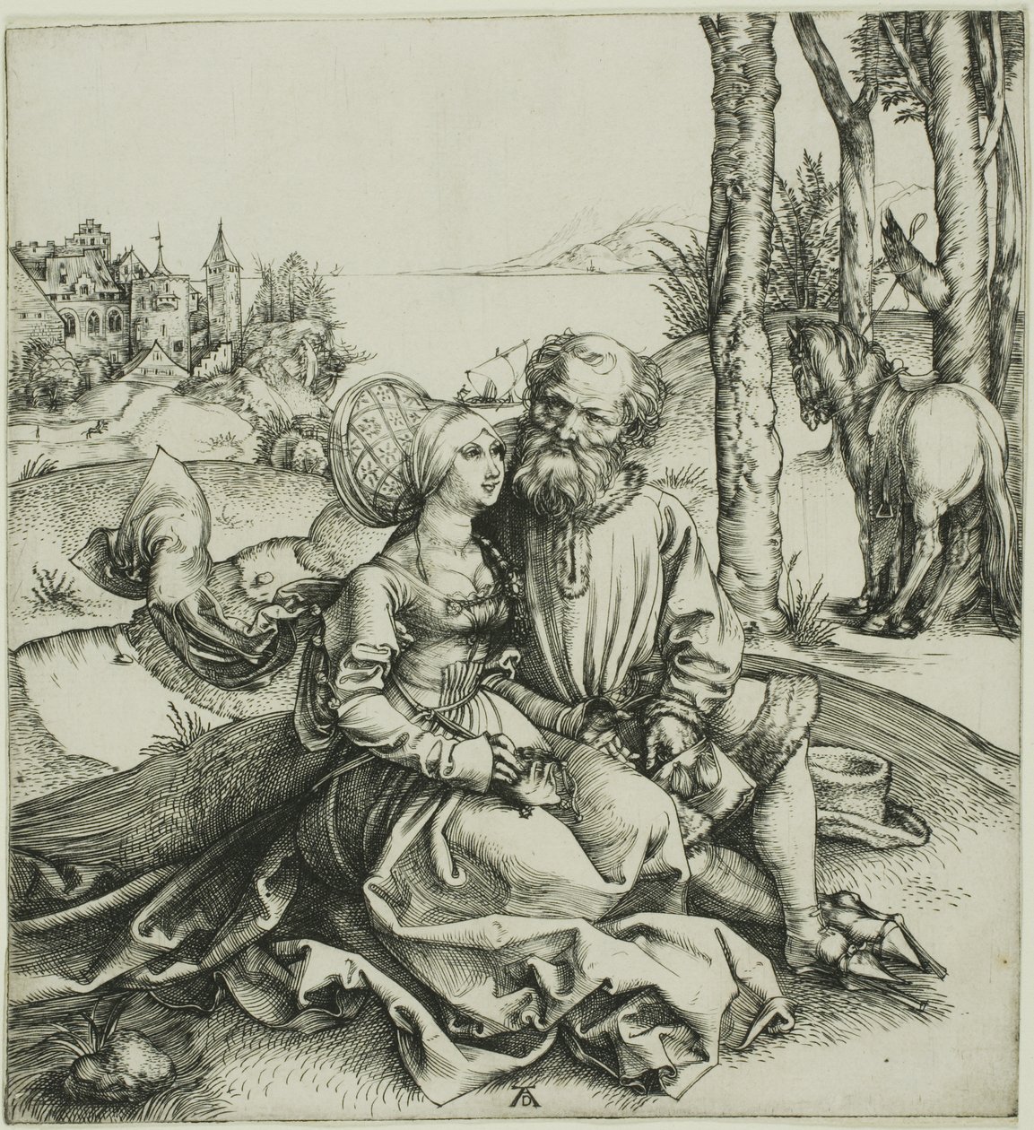 La coppia male assortita da Albrecht Dürer
