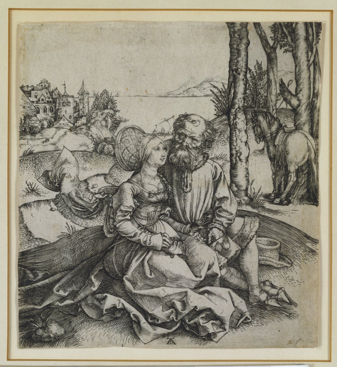 La coppia male assortita, c.1495 da Albrecht Dürer