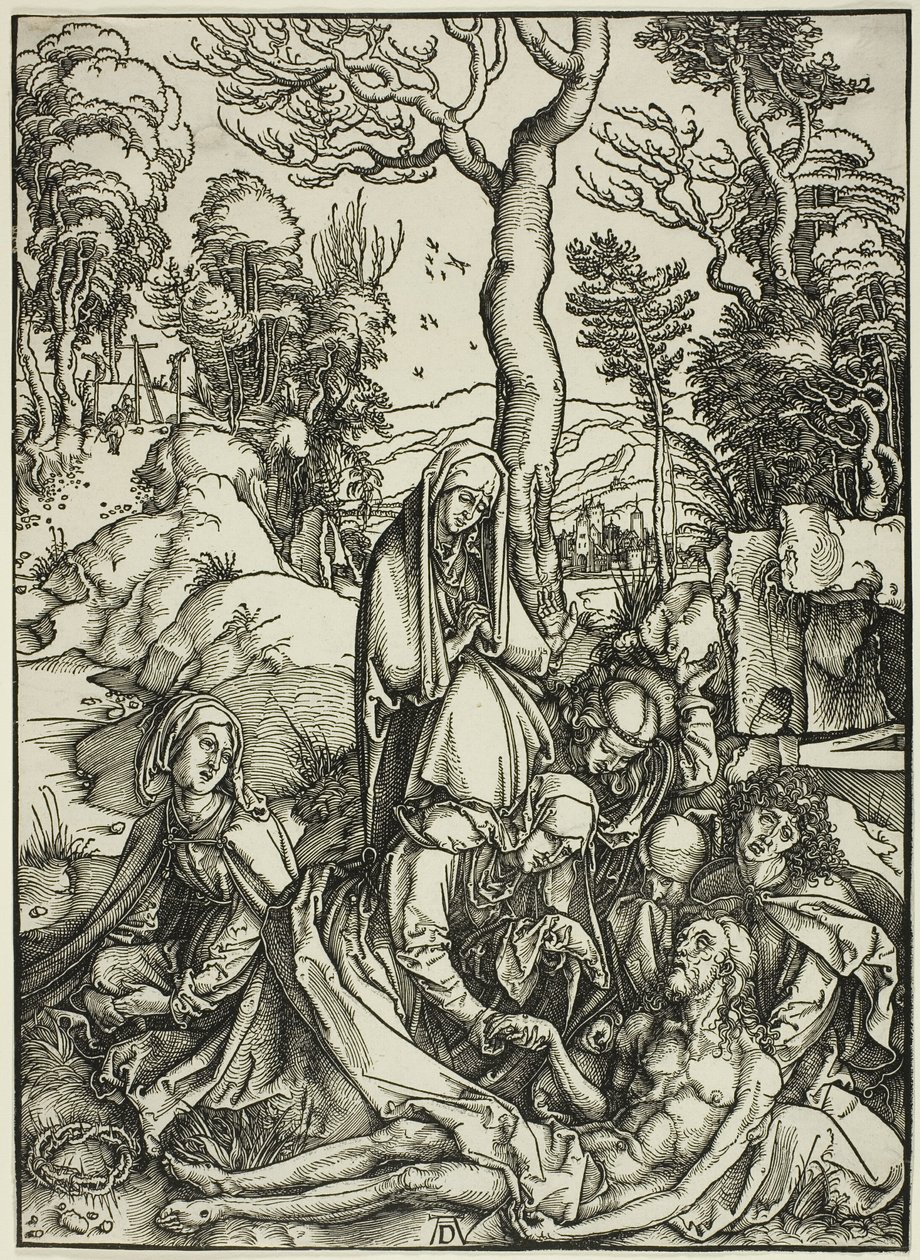 Il compianto, dalla Grande Passione da Albrecht Dürer