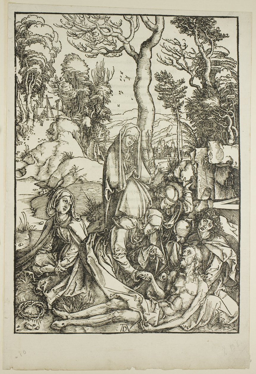 La Lamentazione, dalla Grande Passione da Albrecht Dürer