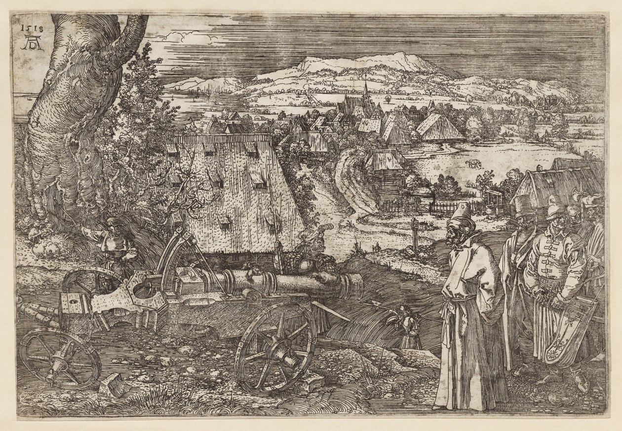 Il paesaggio con il cannone da Albrecht Dürer