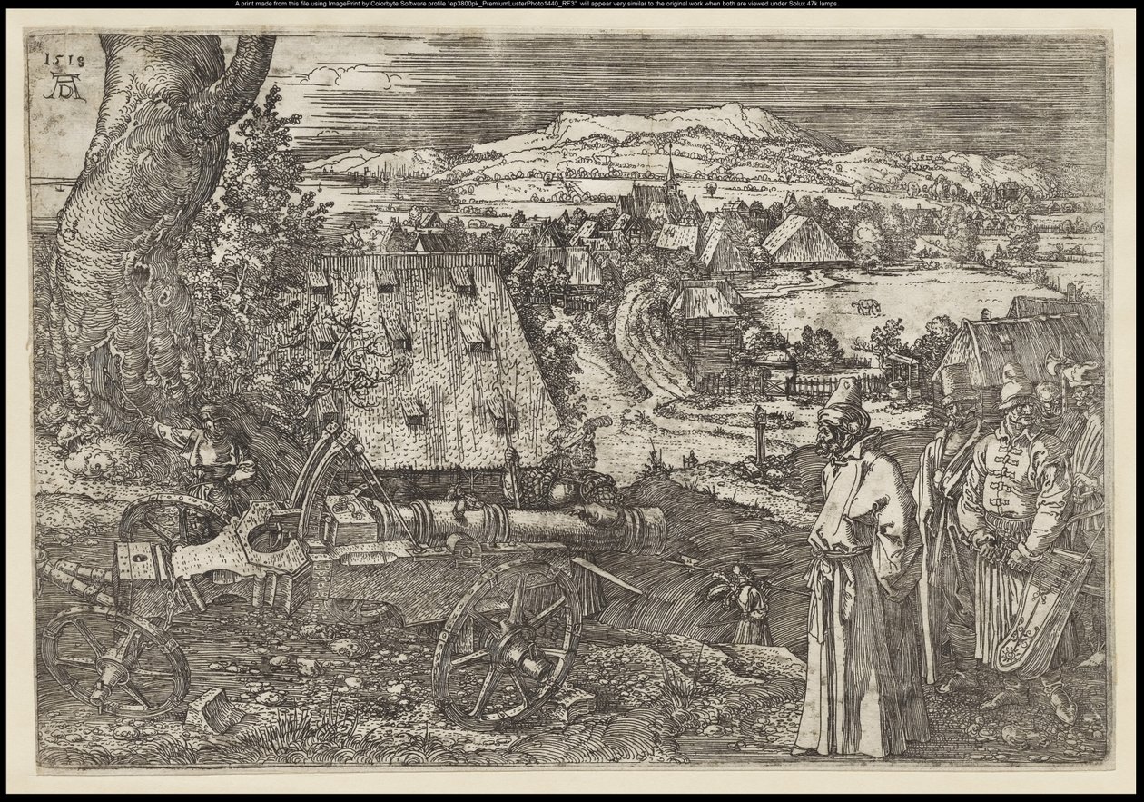 Il Paesaggio con il Cannone da Albrecht Dürer