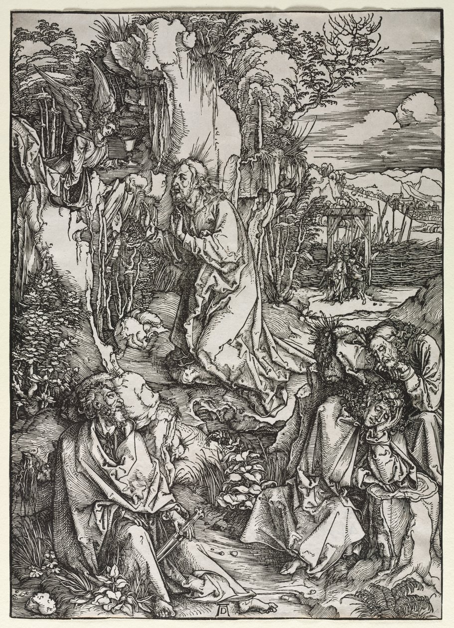 La grande passione: Cristo sul Monte degli Ulivi da Albrecht Dürer