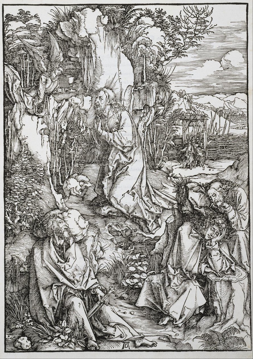 La grande Passione: Cristo sul Monte degli Ulivi da Albrecht Dürer