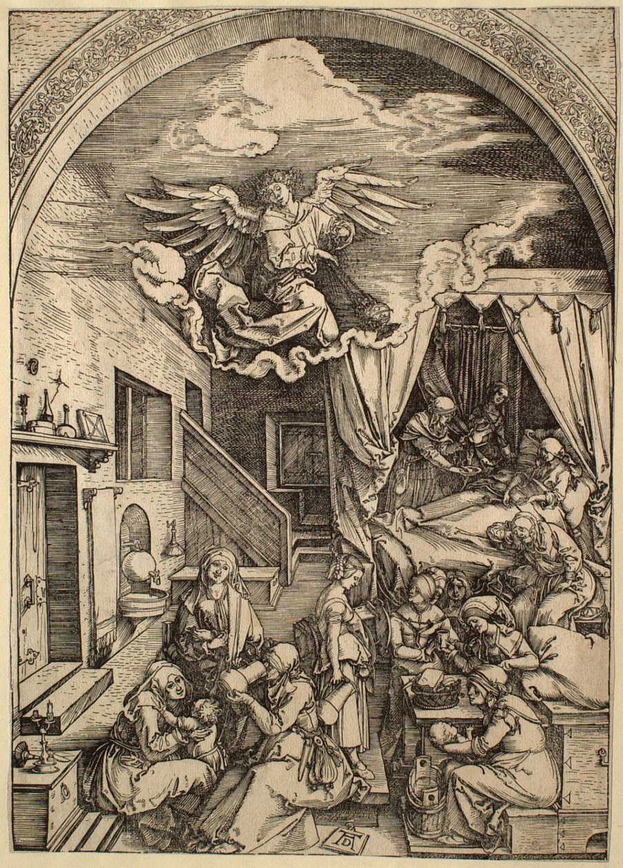 La vita della Vergine: La nascita della Vergine da Albrecht Dürer