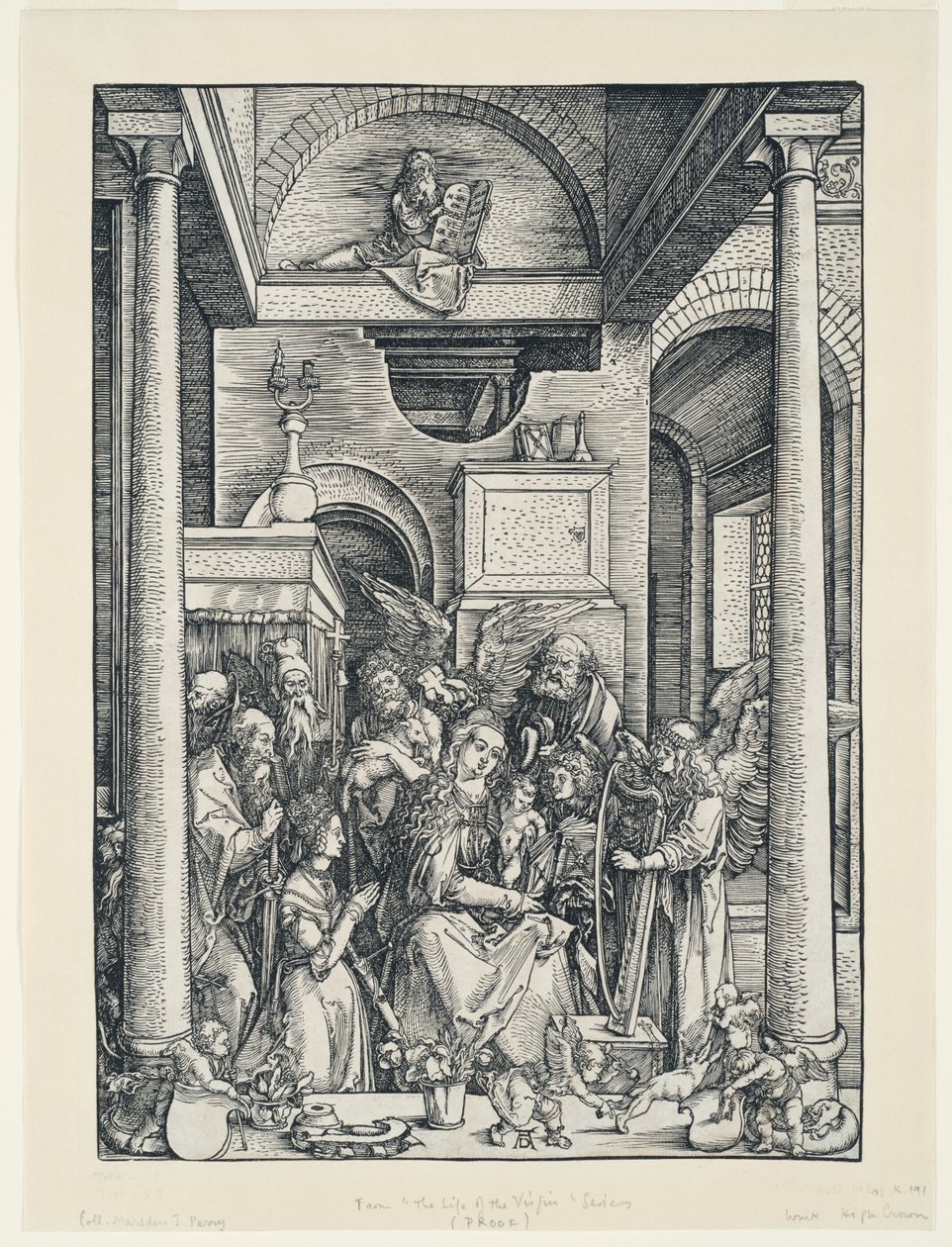 La vita della Vergine: La glorificazione della Vergine da Albrecht Dürer