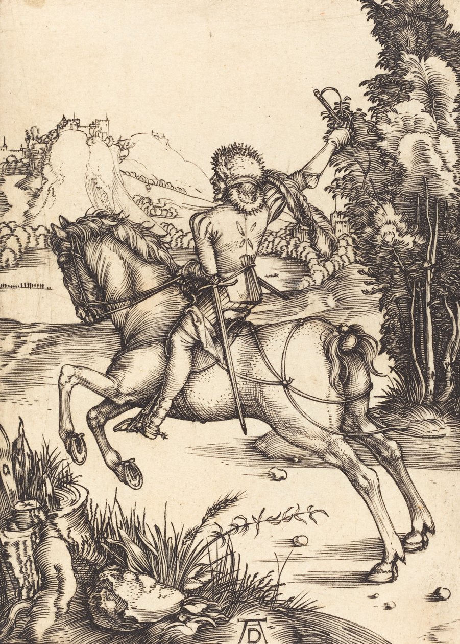 Il piccolo corriere, ca. 1496 da Albrecht Dürer