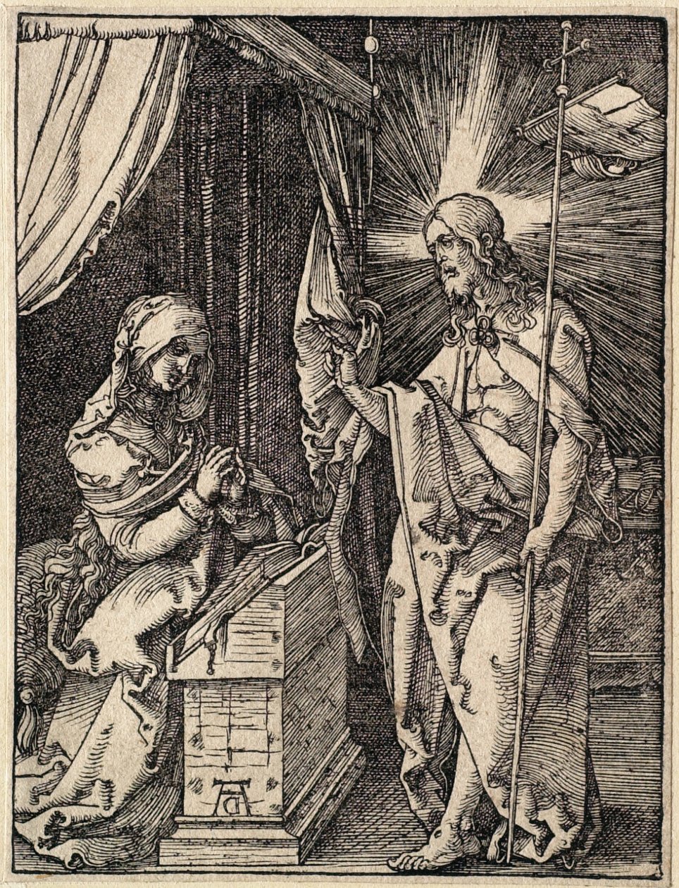 La Piccola Passione: Cristo appare a sua madre da Albrecht Dürer