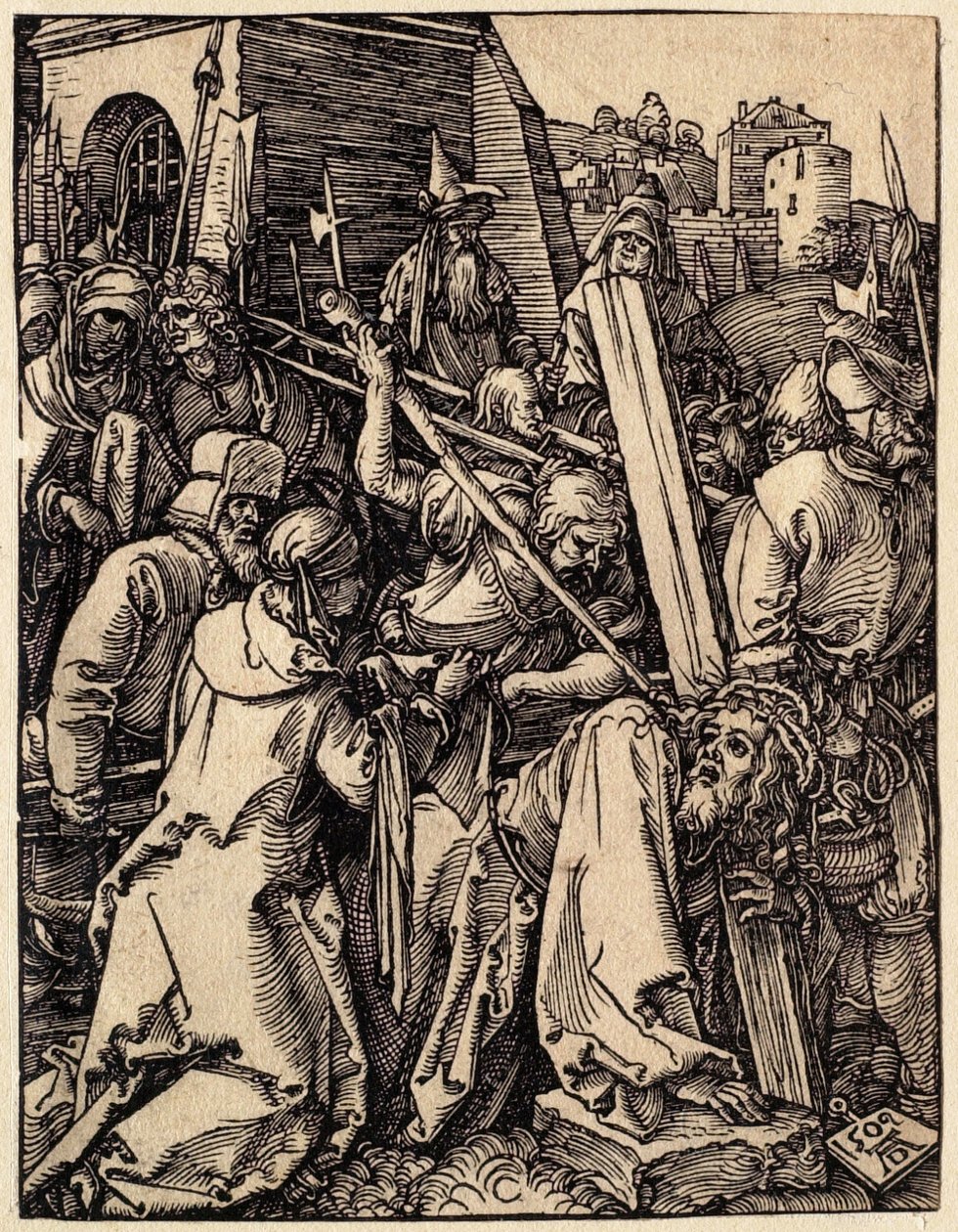 La piccola Passione: Cristo porta la croce da Albrecht Dürer
