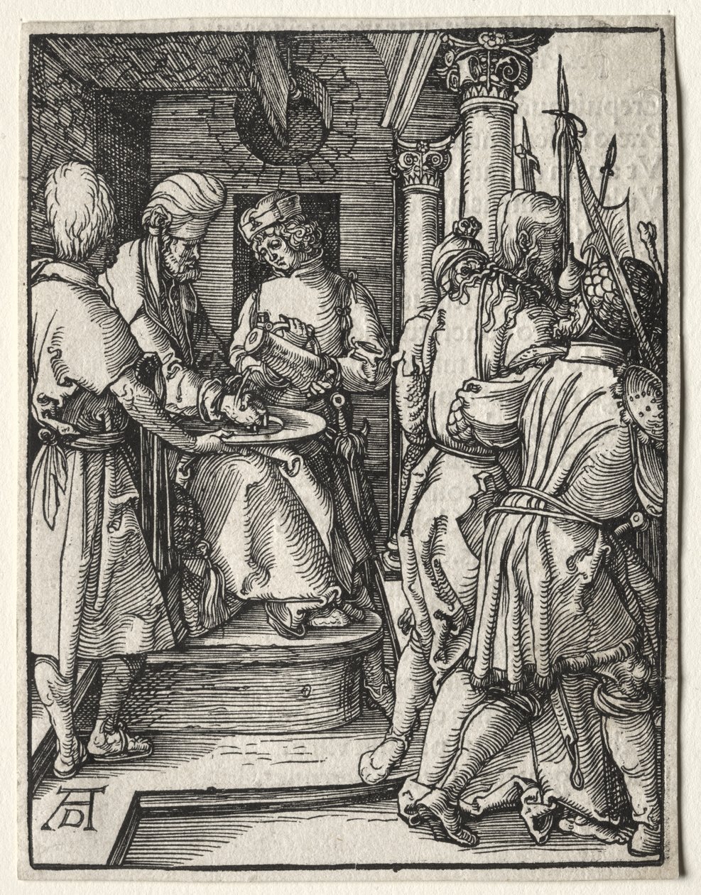 La Piccola Passione: Pilato che si lava le mani da Albrecht Dürer