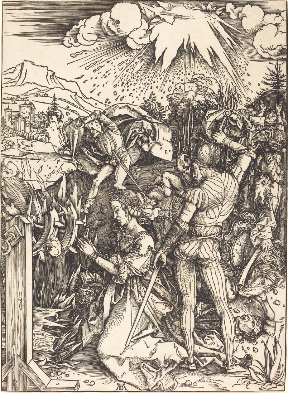 Il Martirio di Santa Caterina da Albrecht Dürer