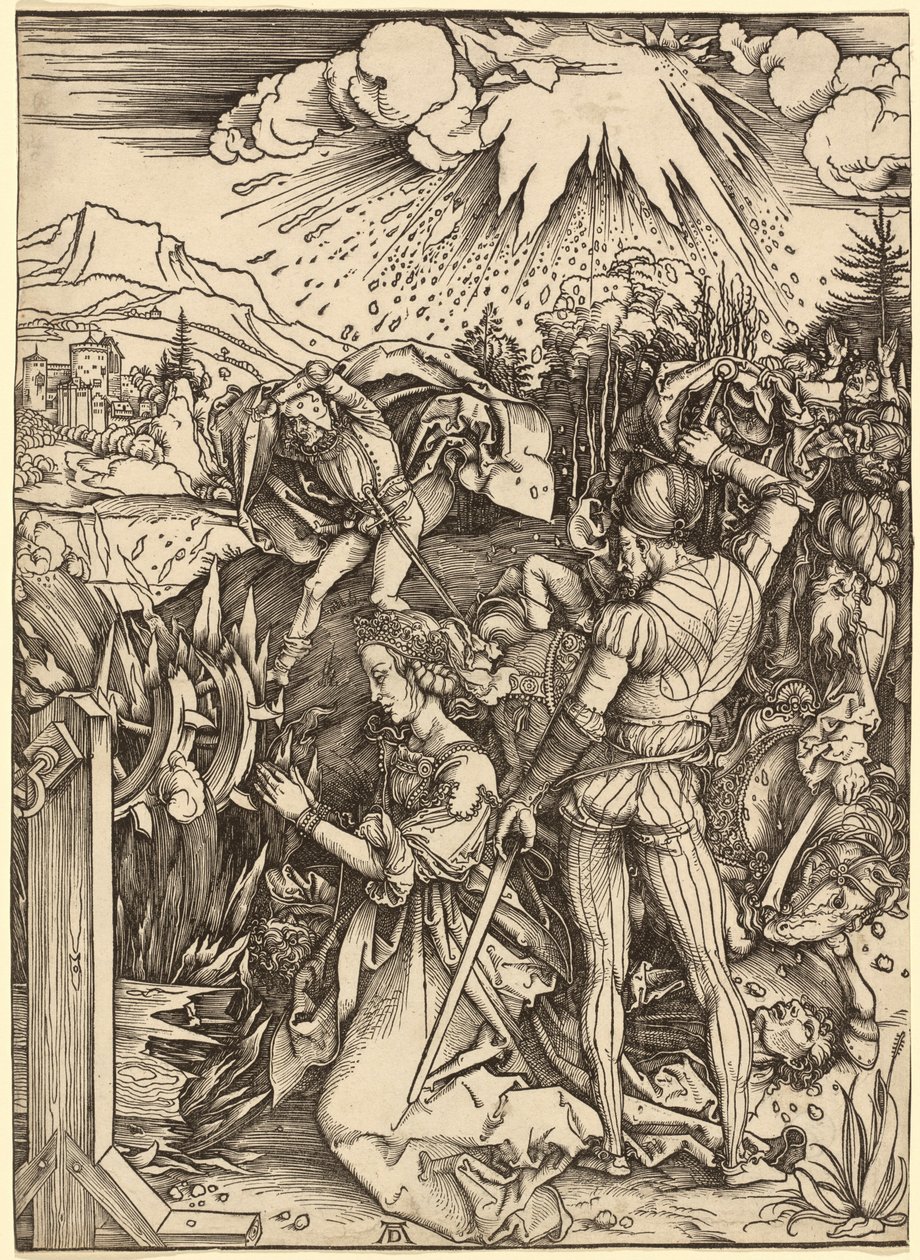 Il martirio di santa Caterina da Albrecht Dürer