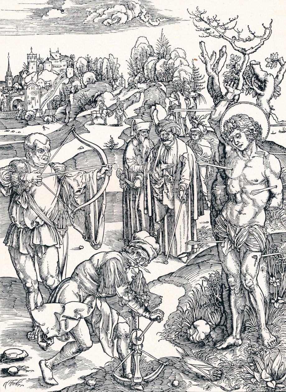 Il martirio di San Sebastiano, c1495 1906 da Albrecht Dürer